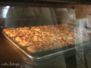 焼き上がりました。こんがりと美味しそう!